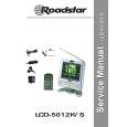 ROADSTAR LCD5012 Manual de Servicio