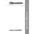 ROADSTAR HCD-6200RC Manual de Servicio