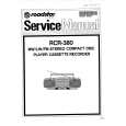 ROADSTAR RCR380 Manual de Servicio