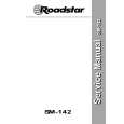 ROADSTAR SM142 Manual de Servicio